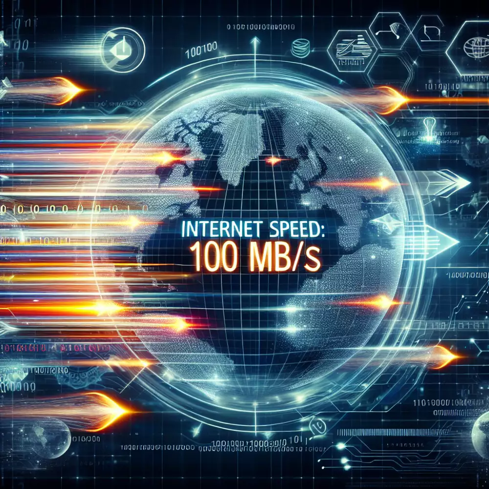 rychlost internetu 100 mb/s