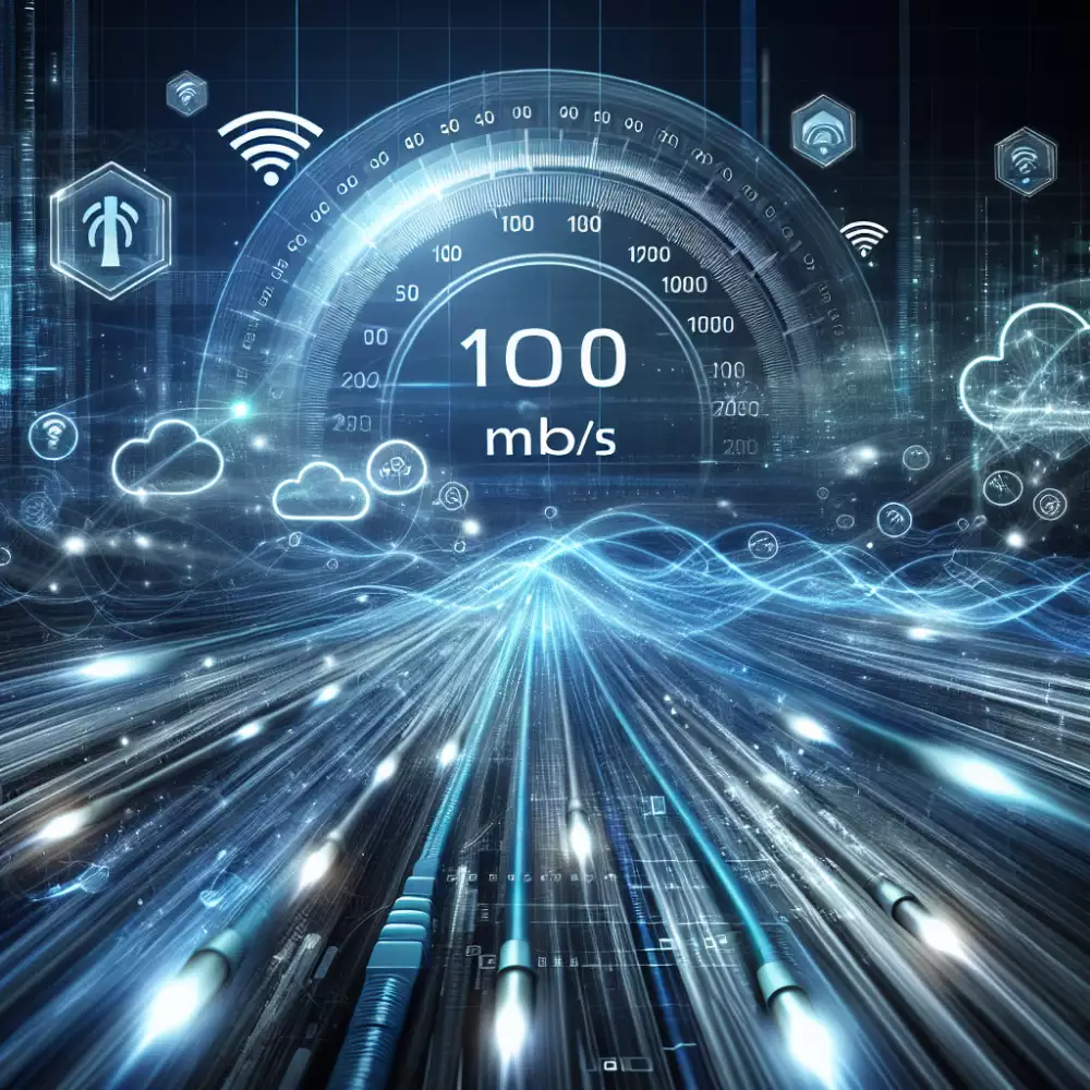 rychlost internetu 100 mb/s